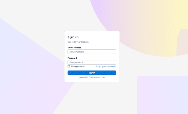 Create Account